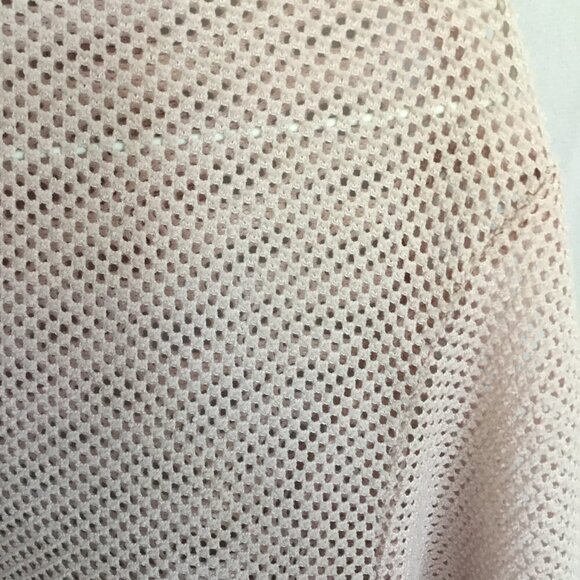 RBX Pullover Hoodie Sweatshirt Mesh Yoke in Soft Pink Women's Size Medium Pastel - Picture 7 of 7